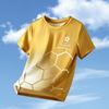 Unisex Kids Football Short Sleeve T Shirt 2-14Y Outdoor Moisture Wicking Soccer Jersey Casual Children Wear