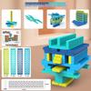 Akiki Creative Educational Building Blocks Set for Kids - Rice Hole Sticks for Stacking and Construction Play