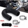 Heater Core Crossover Coolant Hose 5/8" End And 3/4" End With 2PCS Clamps For LS For LT