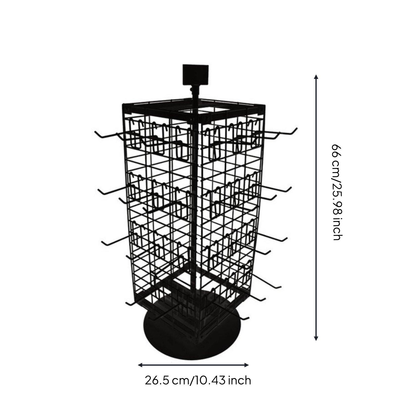 Rotating Display Stand Iron Shelf Cube