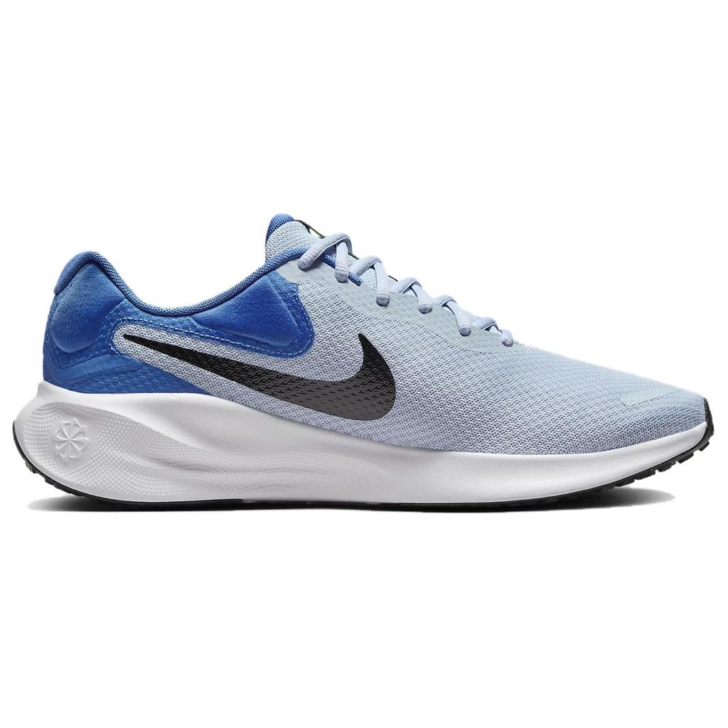 Nike Revolution 7 Extra Wide Light Armory Blue Men Sneakers Star-Blue Green-Strike Black FB8501-402
