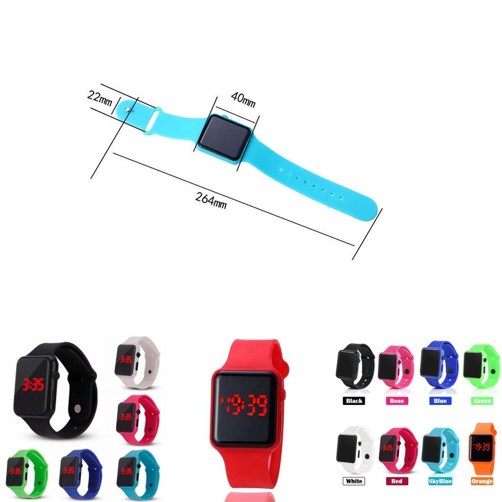 Stylish Electronic Digital Fashion Kids Waterproof Led Display Watch For All Ages