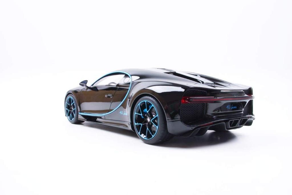 Kyosho KSR 08664 BK Bugatti Chiron 42 Black Limited Edition 300 pieces worldwide