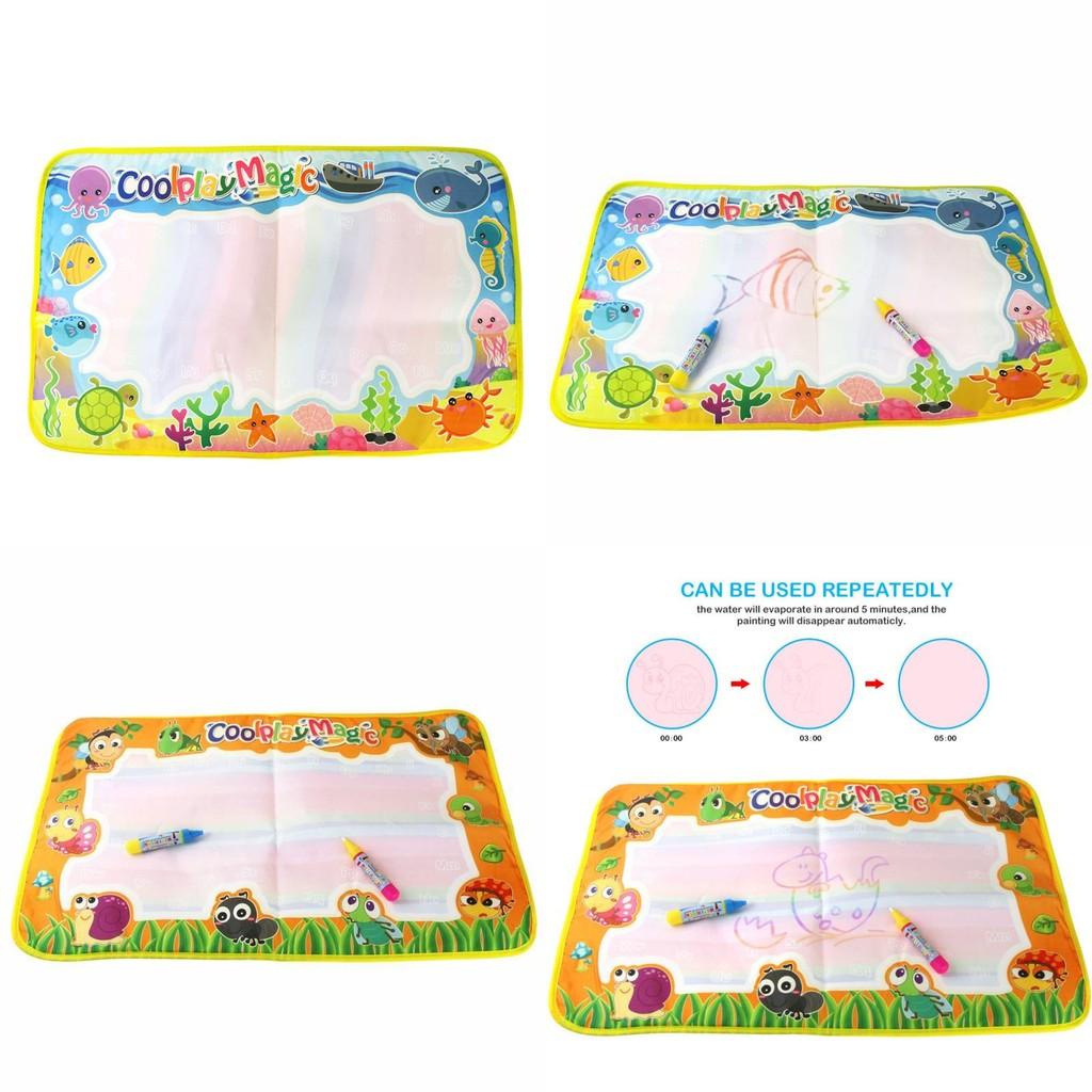 Kids Animal Ocean Water Painting Cloth 59x36cm Doodle Write Educational Toy