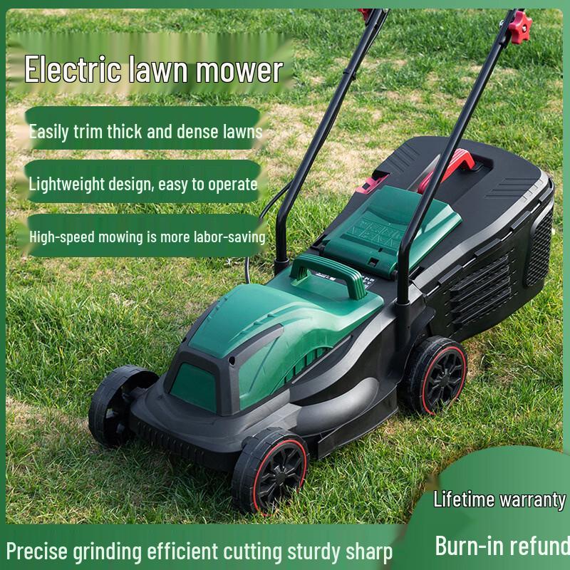 Longlida Cordless Lawn Mower CN Plug (adapter Included)