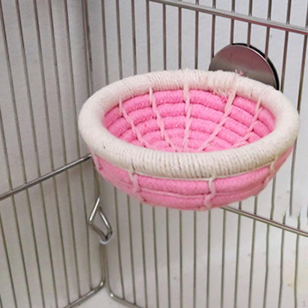 Hanging Bed Toys Cave Cage Rope Hut for Cockatoo Pet Supplies