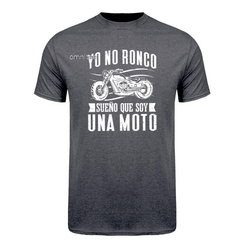 Motorcycle Biker TShirt Funny Spanish Sayings Cotton Unisex Unisex Cotton Streetwear Tee Shirt Short Sleeve Unisex Tops HJ002