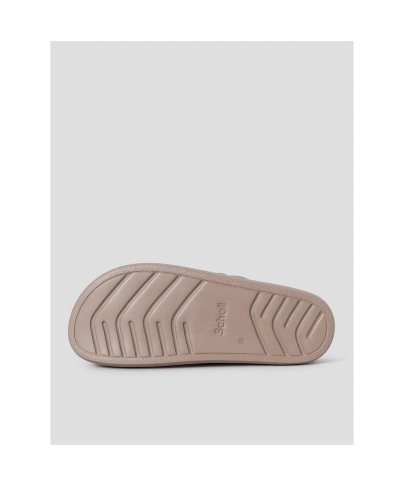 Scholl (Women) Suede Chunky Sole Cork Clog Yellowish Brown (Hh64K2C75B)