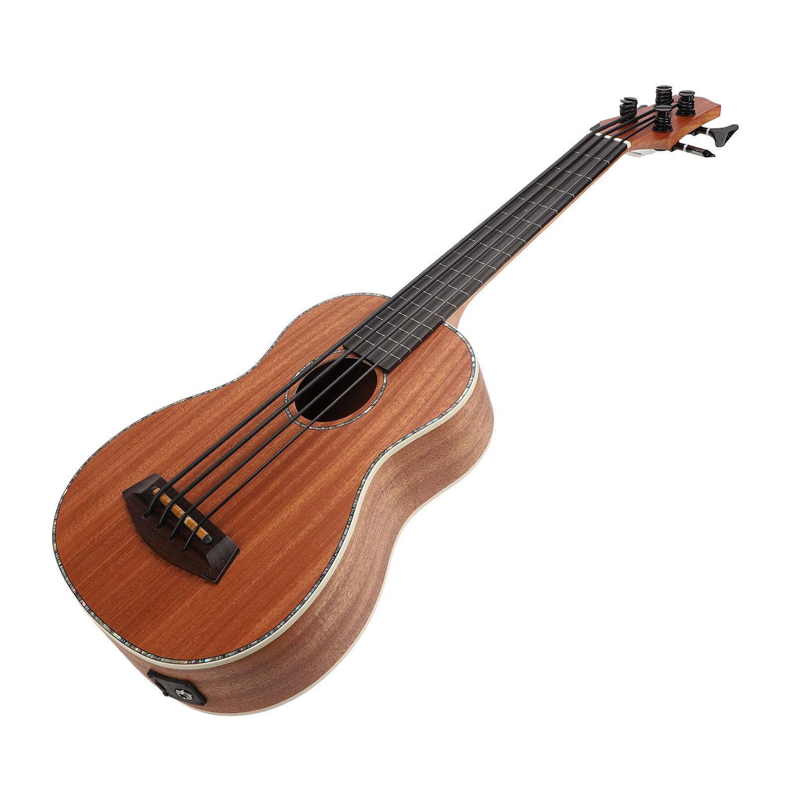 

Бас-гитара 16 ладов Акустическая 4-струнная Укулеле Деревянная с эквалайзером для концерта