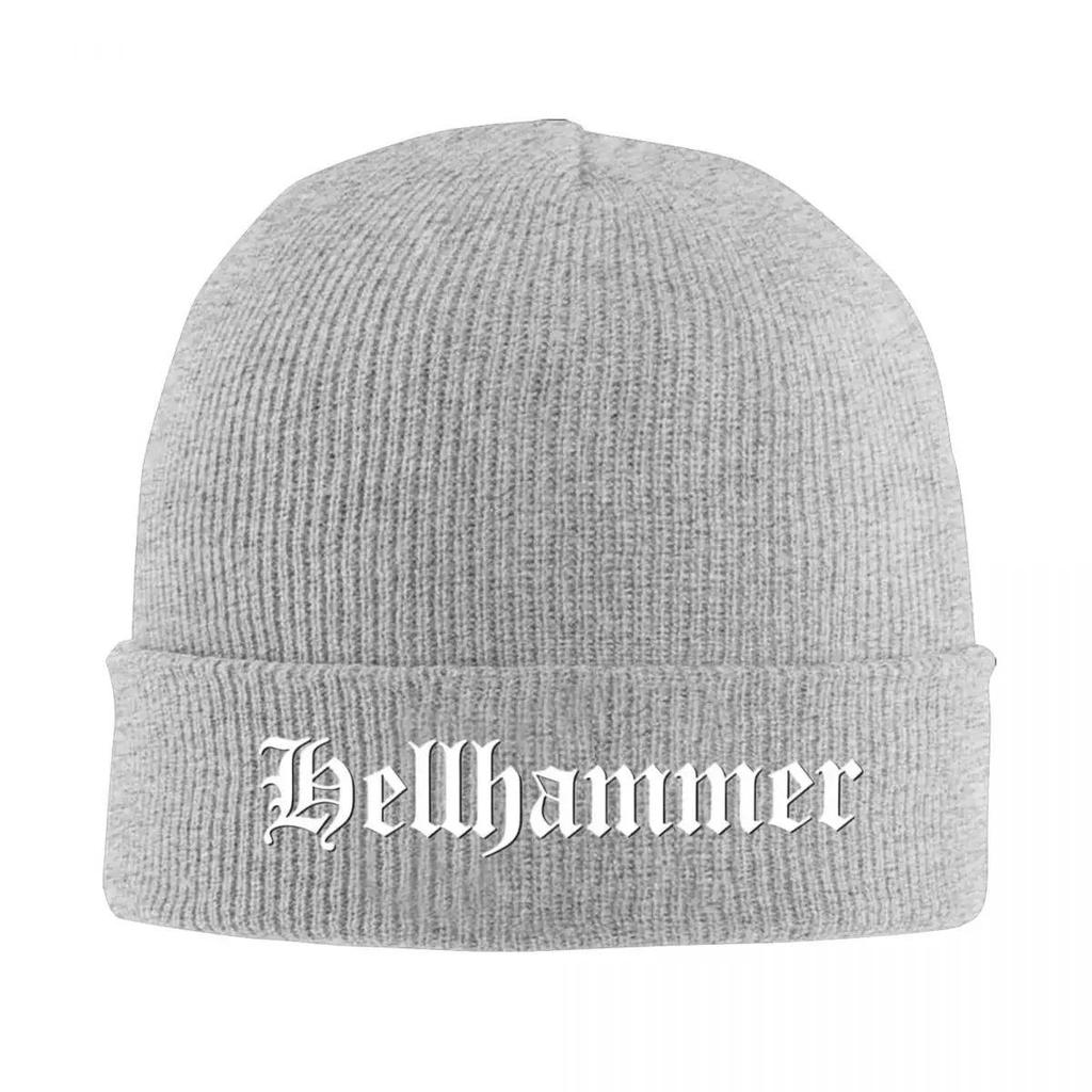 2025 New Hellhammer Rates Knitted Hat For WoUnisex Unisex Beanie Winter Hat Death Retro 80s Warm Cap