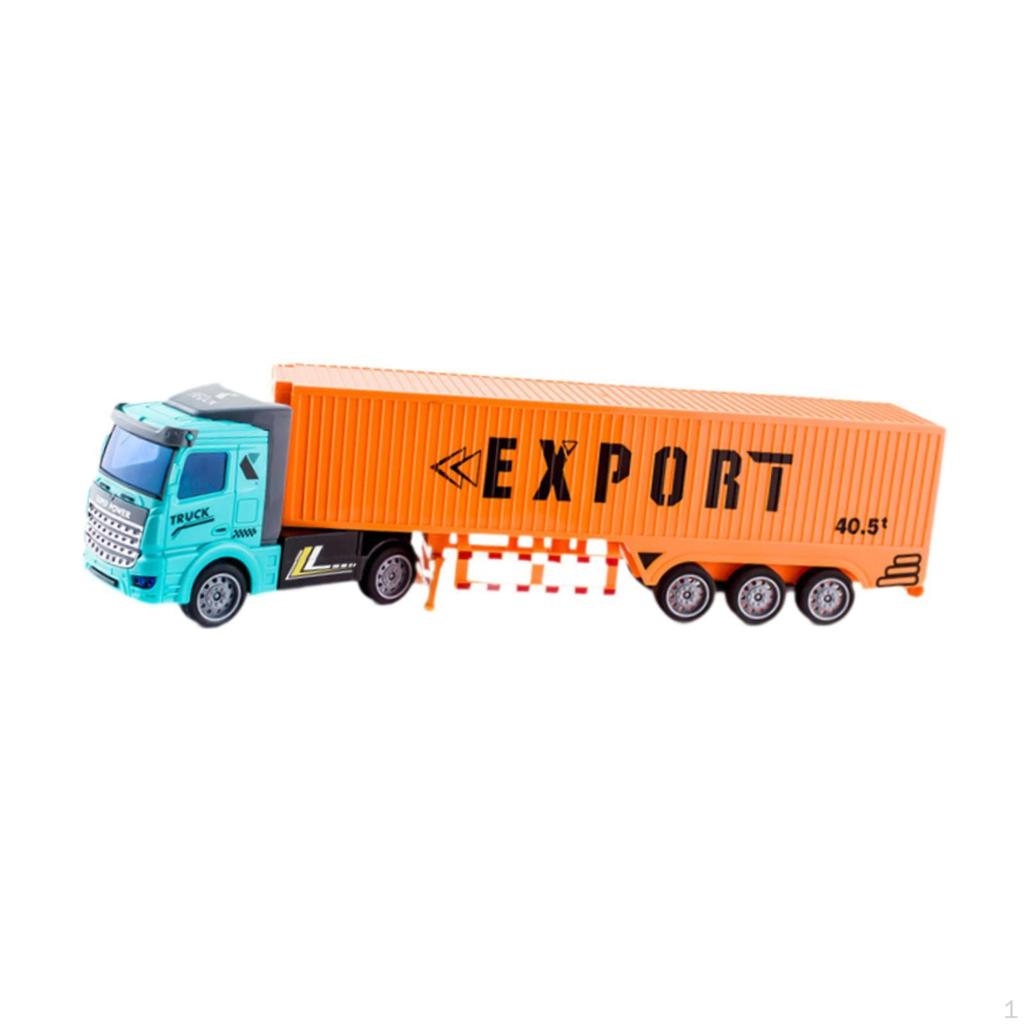 Assembled Truck Model Carrier Versatile Easy Assembly Semi-trailer Transport for Indoor