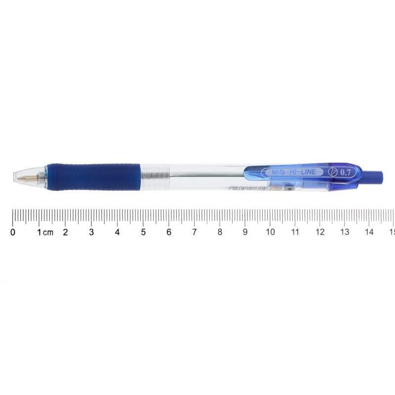 M&G BP8106 Retractable Ballpoint Pen, 0.7mm Blue
