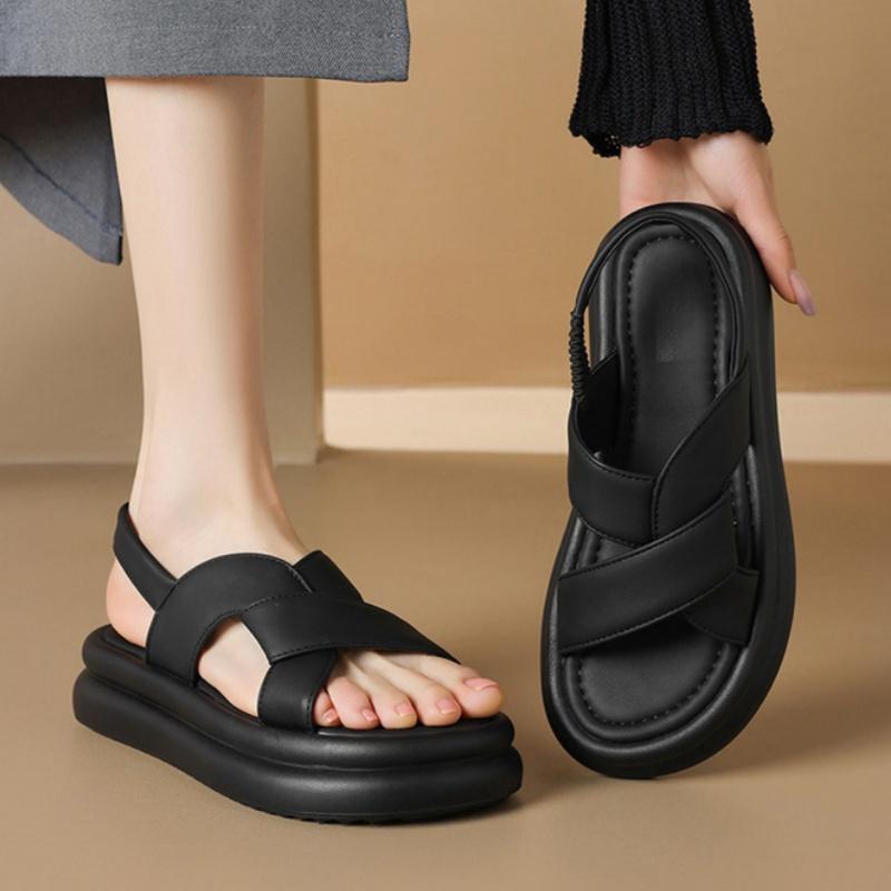 Fashion Women Wedge Sandals Women Sandals Causal Platform Bottom Thick Ladies Fashion Shoes High Arch Sandals Womens Zapatos