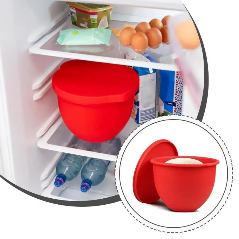 Silicone Bowl Liner With Lids For KitchenAid Tilt Head Mixers 5 Qt Capacity Heat Resistant No Slip Design Accessory