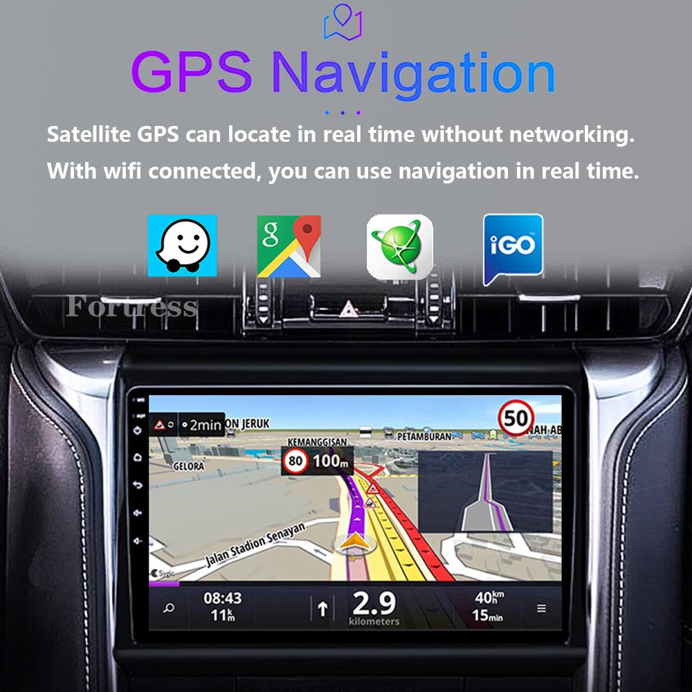 Android 12 For Toyota Fortuner 2 2015 - 2020 2 Din Car Radio Multimedia Video Player Stereo Carplay Auto 4G GPS Head Unit