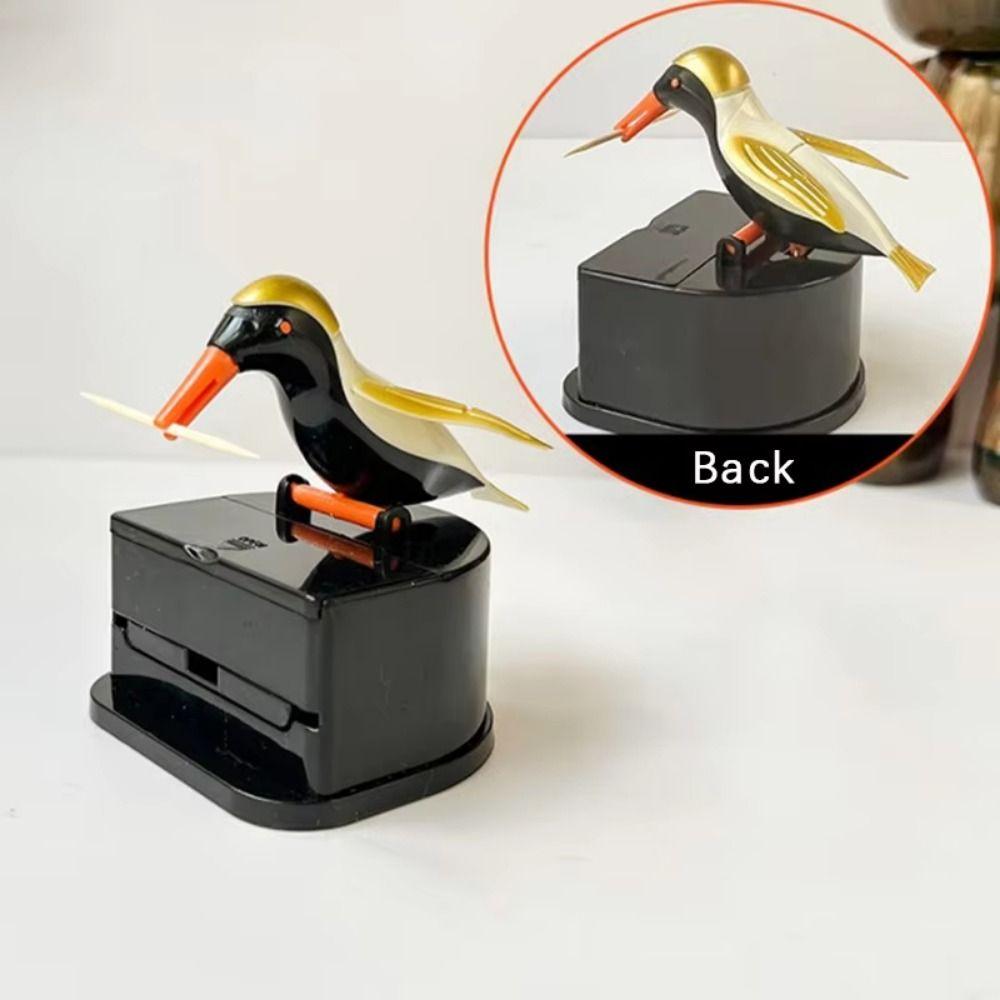 Cute Little Bird Pop-Up Toothpick Box Cartoon Pressing Toothpick Box  Home Furnishing
