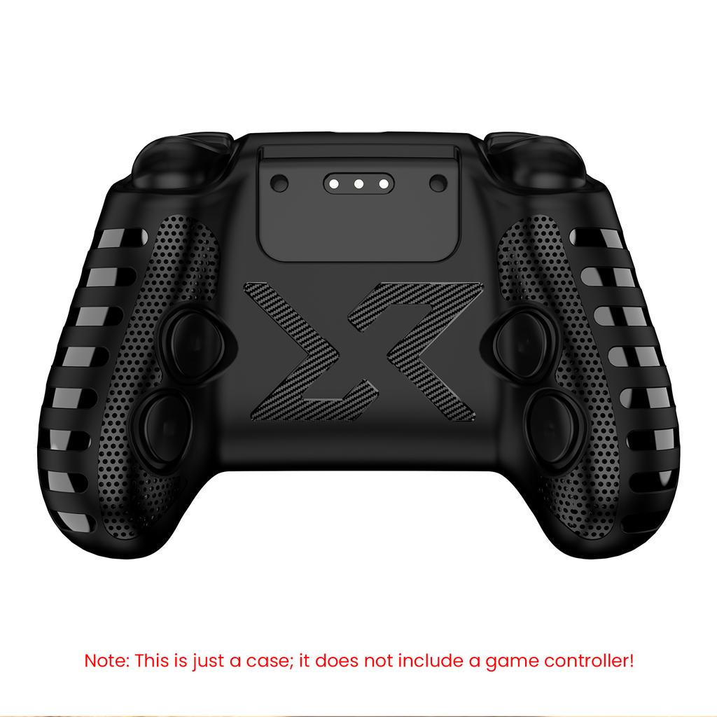 For Steam Controller 2 TPU Game Shell Mesh Heat Dissipation Handle Soft Cover Sweat-resistant Game Skin Housing for Gaming Lover