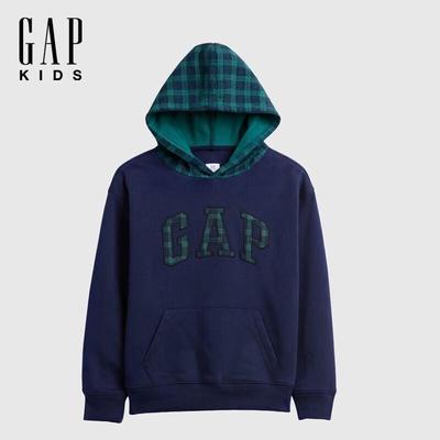 Boys' Logo Patch Fleece Hoodie