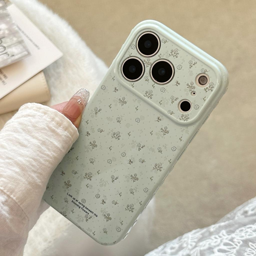 Watercolor Small Floral Pattern Phone Case For iPhone 17 16 15 14 13 12 11 Pro Max Plus Stylish Instagram-Inspired Design Cover