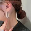 European-American Geometric Metal Oval Ear Cuffs - Women's Fashion Exaggerated Earrings Trendy Ear Jewelry