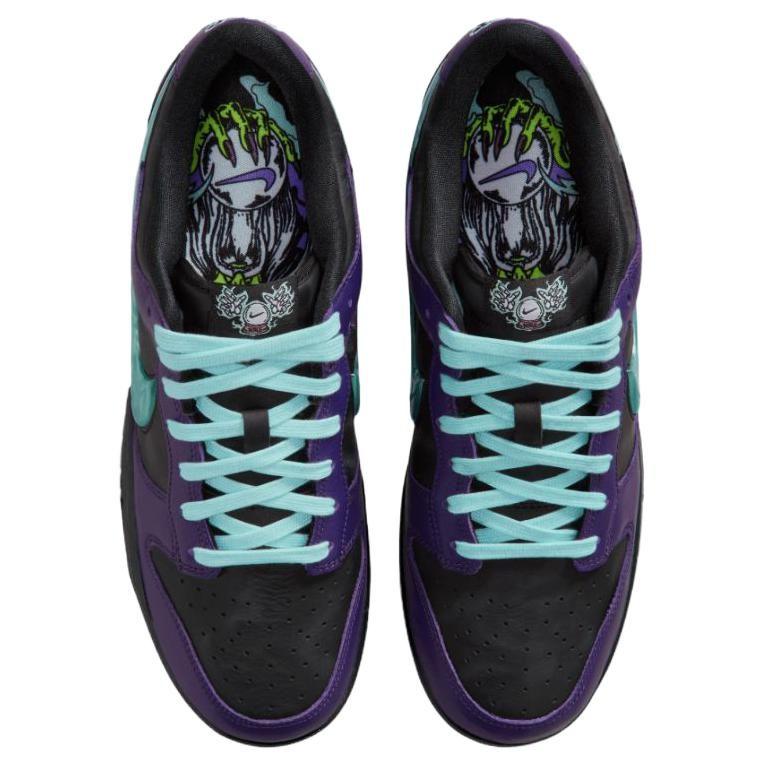 Nike Dunk Low Top Skateboard Schuhe Herren Schwarz Blau IB2267-001