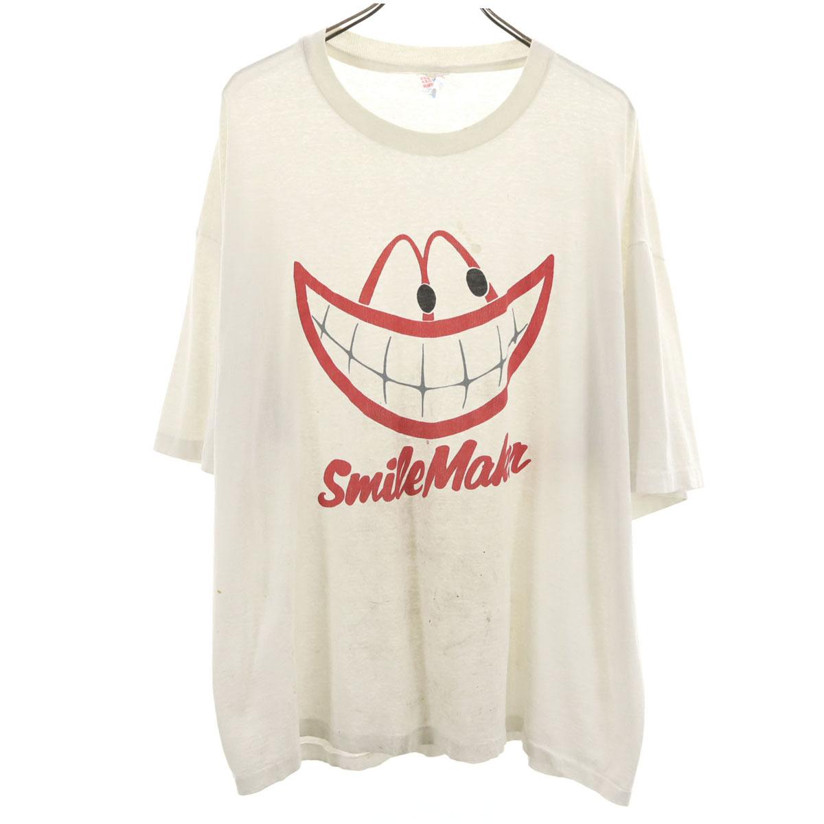 

Hanes 90s Made in USA Old Smile maker print Short sleeve T-shirt Men s Used