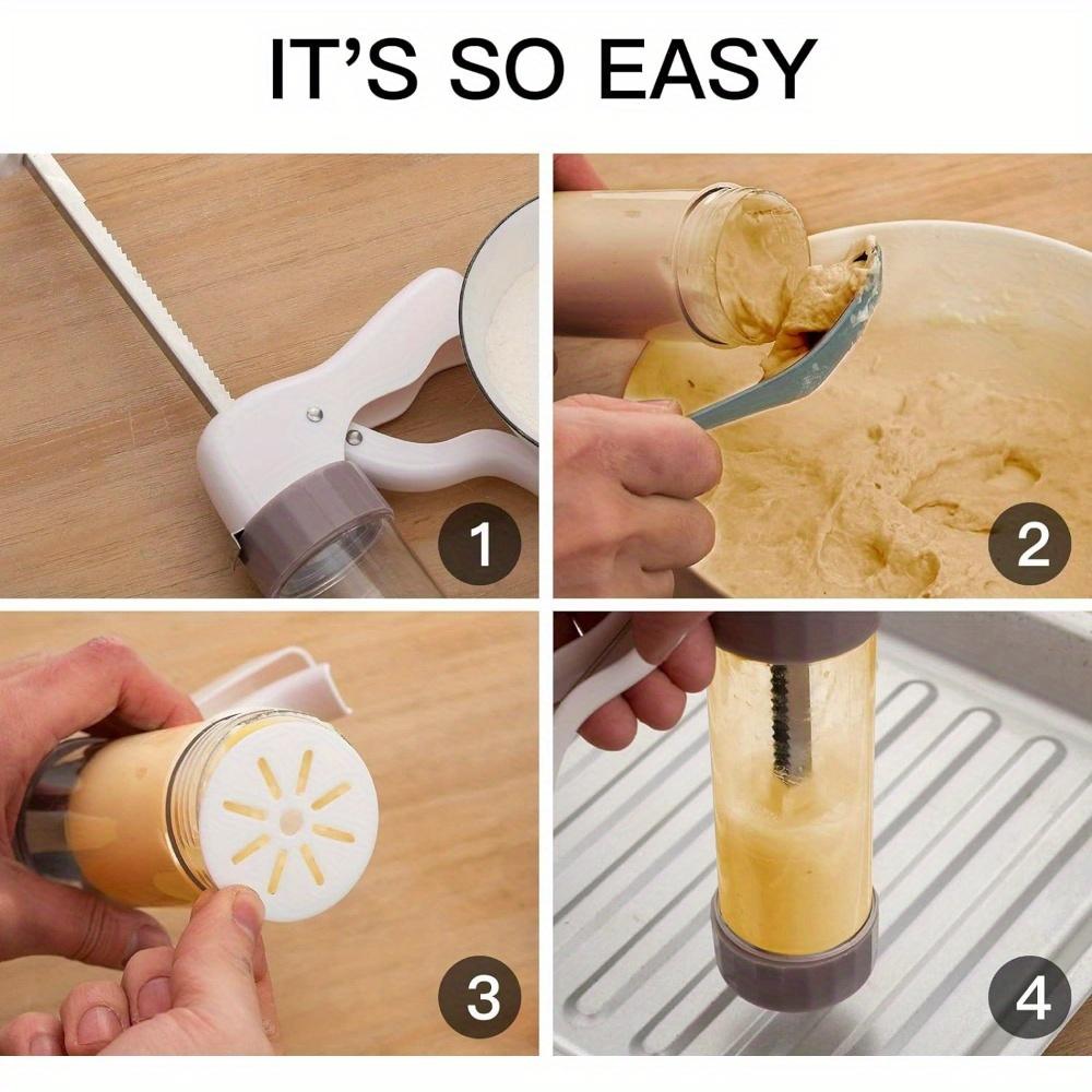 20-teiliges Kuchendekorationsspritzenset mit Edelstahldüsen - Vielseitiges Backwerkzeug für Kekse, Plätzchen & Gebäck