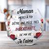 Decoración Acrílica Plana 2D, Elegante Recuerdo para el Día de la Madre - Perfecta para Navidad, Acción de Gracias y Cumpleaños, Decoración Acrílica para Escritorio y Sala de Estar