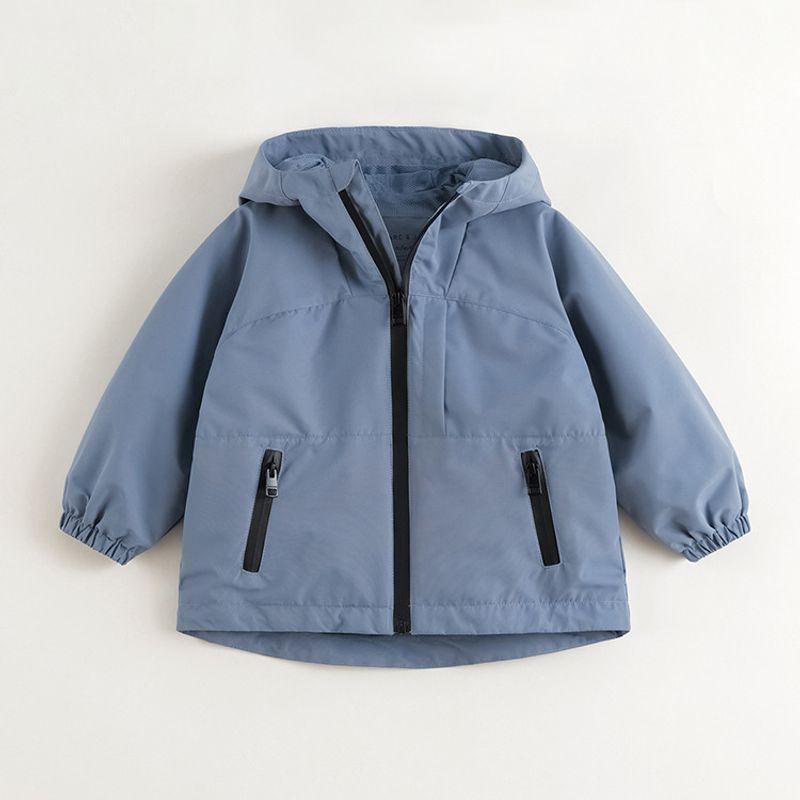 

[Three-Proof Protection] Mark Jenny Boys Urban Outdoor Windproof Soft Jacket 2026 Spring New Style 250092 Sky Blue 100