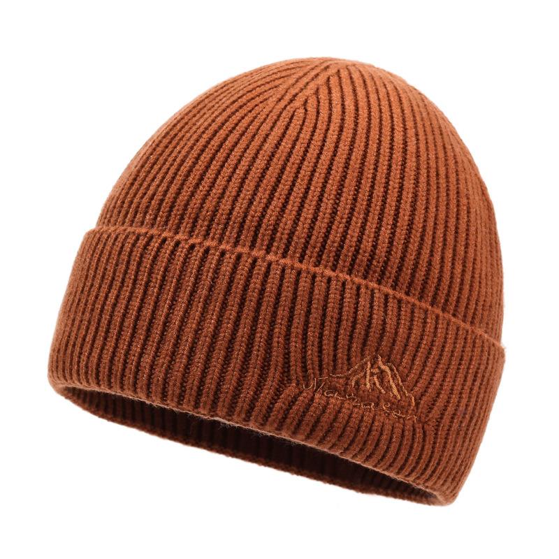 Outdoor Sports Knitted Hat Wool Hat Autumn Winter Warm Sleeve Cap