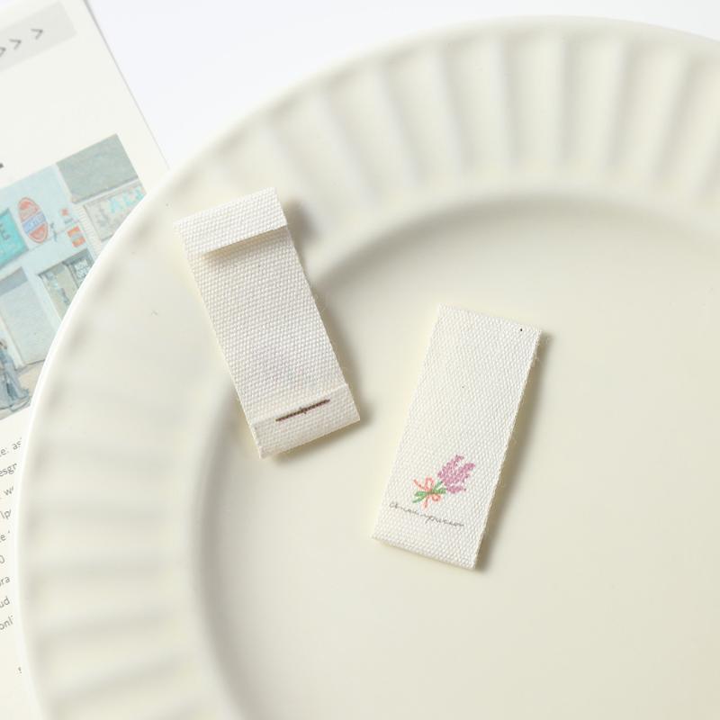 50Pcs Cute Cartoon Printed Polyester Sewing Labels, Ideal For Adding Personalized Decorative Markers To All Kinds Of Handmade