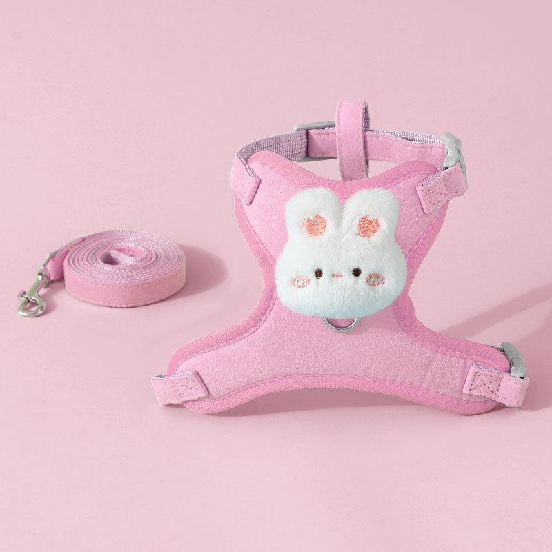 Cat leash anti-break free go out special cat vest type chest strap small dog dog anti-run cat rope