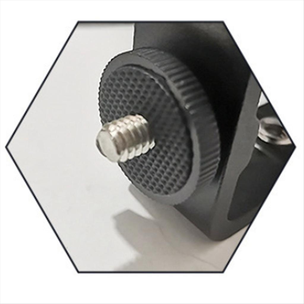 Holder Flash Bracket Adapter Bracket for Live Broadcast Selfie Camera Phones 1/4 Hole Metal Three-Position Machine