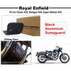 Black Aluminium Sumpguard for "Royal Enfield Super Meteor 650 & Classic 650"