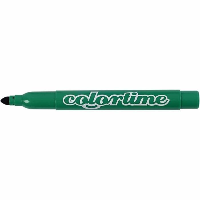Markers - COLORTIME - Ref 37357 - Very Opaque Colors - Dry Quickly - Ventilated Caps