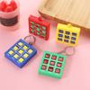 5Pcs Colorful Tic Tac Toe Keychain for Kids Educational Toys Birthday Party Favor Classroom Prizes Goodie Filler Pinata Gift
