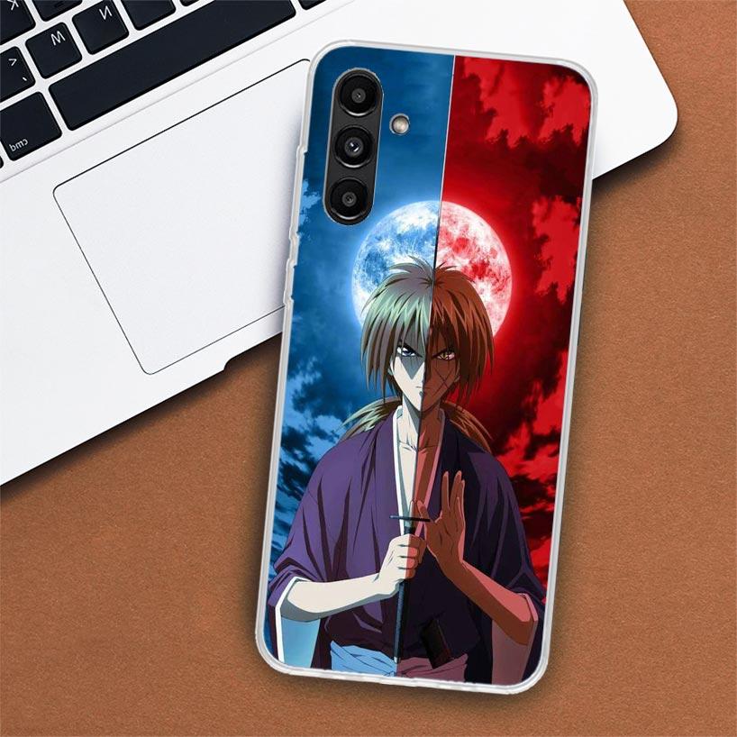 Rurouni Kenshin Anime Phone Case For Samsung Galaxy A02S A12 A22 A32 A42 A52 A72 A51 A50S A71 A41 A31 A21S A70S A40 A30S A20E A1 Samsung A42 5G