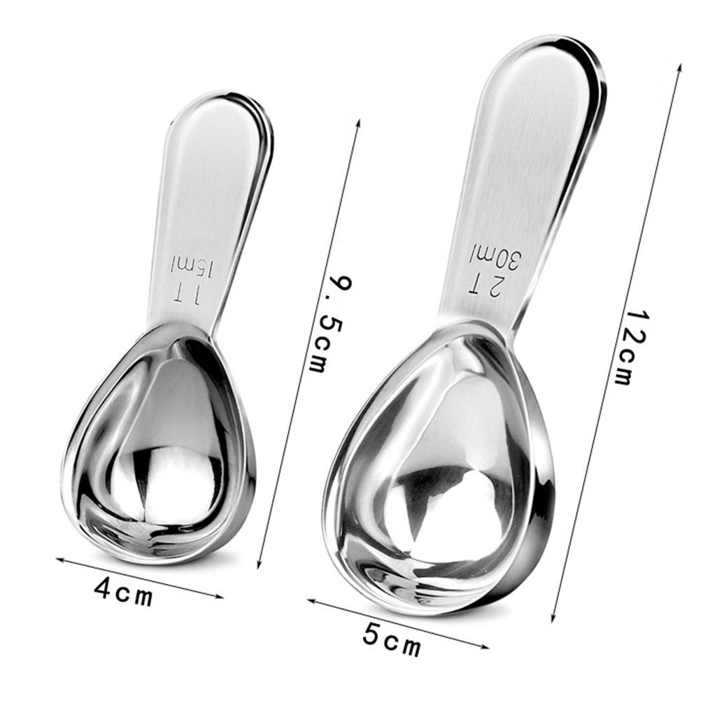 15Ml Stainless Steel Coffee Measuring Spoon Rustproof High Polish Finish For Milk Powder Tea Sugar Spices Baking Kitchen Tool