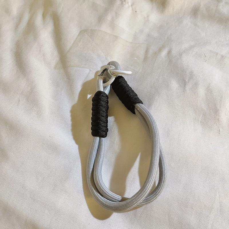 Kombinacja kolorów węzeł smycz do telefonu kreatywna krótka pleciona smycz etui na telefon komórkowy breloczek może być odpinana lina zapobiegająca utracie