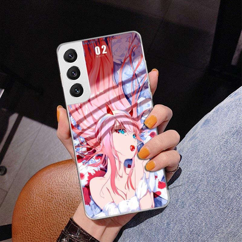 

Чехол для телефона Zero Two Darling In The Franxx 02 для Samsung Galaxy S26 S25 Edge S23 S24 Ultra S22 Plus S21 S20 FE Уникальный Мягкий Чехол Samsung S24