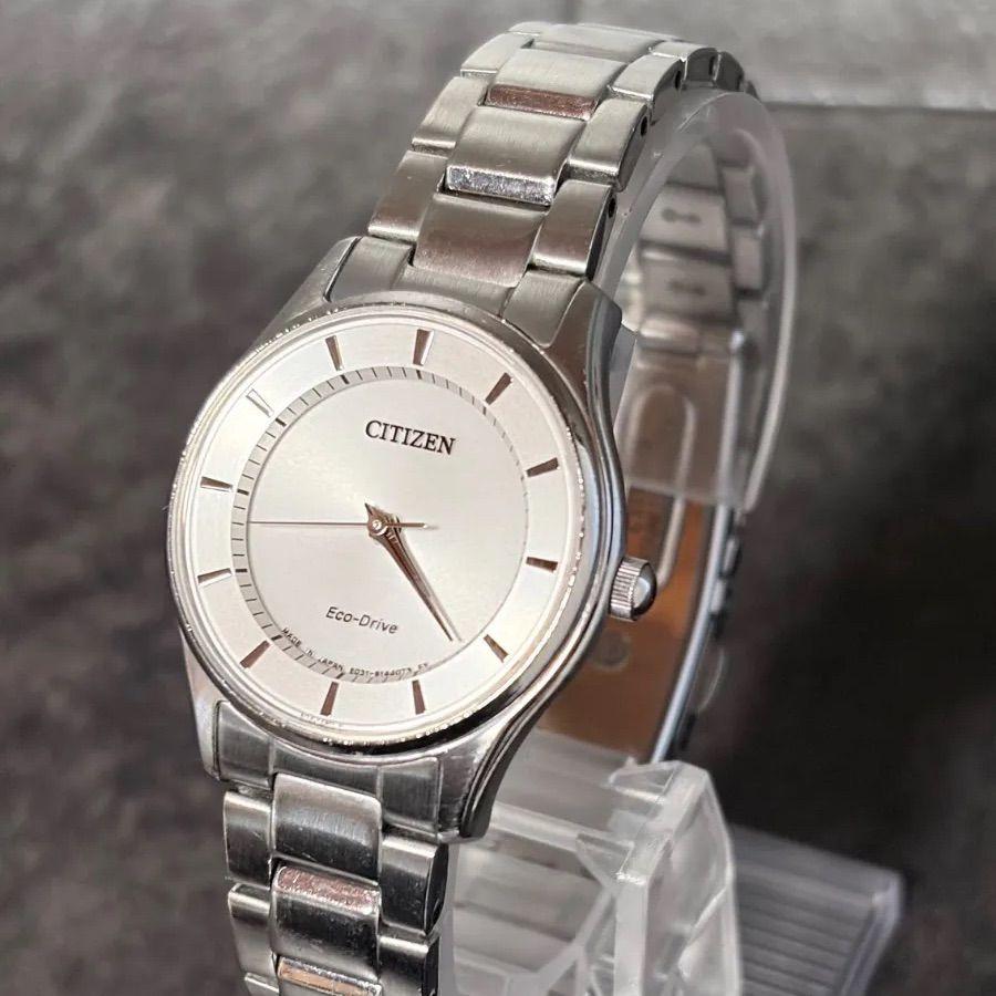 Citizen EcoDrive Watch E031-S087409 Working Item [CITIZEN EcoDrive Ladies Watch Solar Simple Business Work Office Formal Casual Elegant Pretty Works
