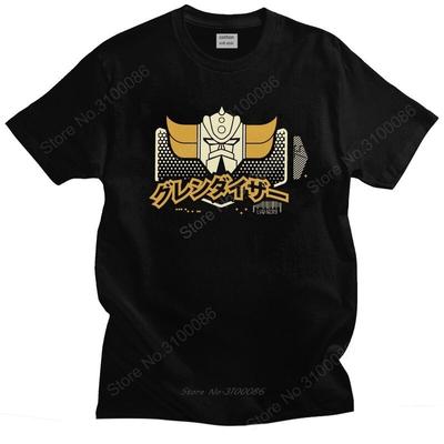 T-shirts Homme Anime Robot OVNI Grendizer Manches Courtes Coton T-shirt Classique Designer Japonais Mecha Anime Goldrake T-shirts