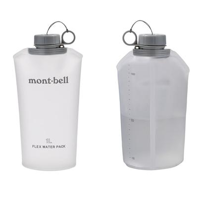 Montbell Flex Water Pack 1,0 l, 1,5 l, 2 l #1134185 #1134186 #1134187 Ekologický balík na pitnú vodu Vodný vak na turistiku, kempovanie a tréning (1,0 l)