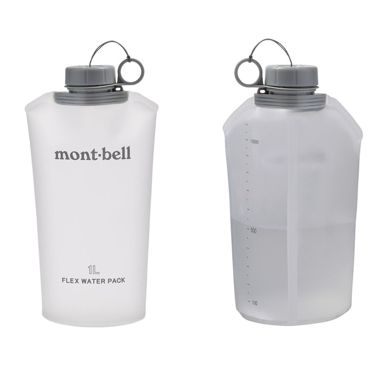 

Montbell Flex Water Pack 1.0L, 1.5L, 2L #1134185 #1134186 #1134187 Drinking Water Eco Pack Water Bag for Hiking, Camping, and Training (1.0L)