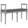 VidaXL Banc Gris foncé 110x40x70 cm Velours, siège, siège de banc, banc d'intérieur, banc d'entrée, banc de chambre à 344426