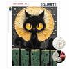 Halloween Black Cat Pearl Painting Kit Handmade DIY Home Decoration Painting