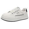 Thick-soled White Shoes Women's Spring and Summer 2025 New Breathable Casual Sports Board Shoes Soft-soled Shoes Children