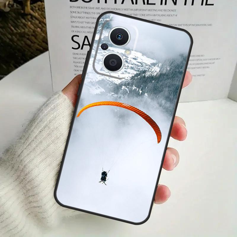 Paragliding Sport Case For OPPO Reno 12F 13F 14F 10 11 12 13 14 Pro 8T 7 8 Lite OPPO Find X6 X5 X8 X9 Pro Cover