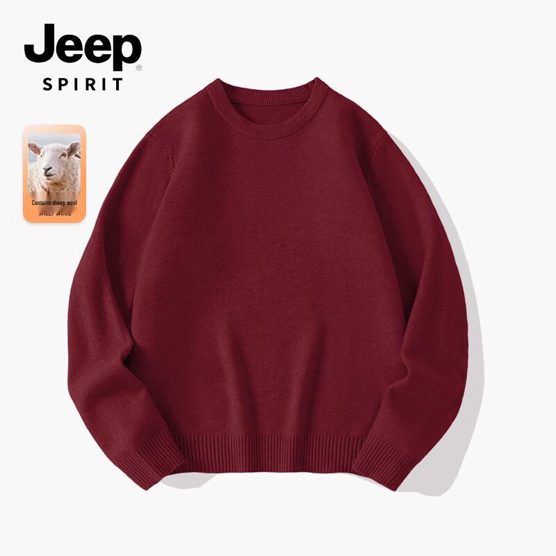 JEEP SPIRIT Men's Heavyweight Warm Knit Sweater