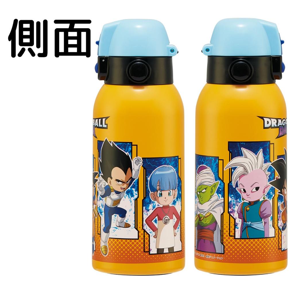 Skater Water Direct Dragon Ball DAIMA Stainless Sports Water Children's Bottle, Drinking, 600ml, Design, Boys', Insulated, Steel, Lightweight, Bottle,